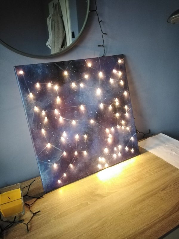 Gwiezdne niebo na ścianę 30cm